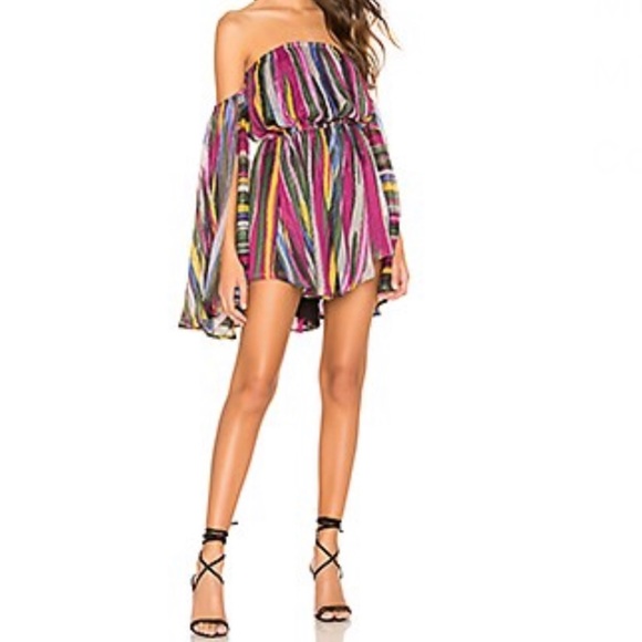 Multi-Color Mini Dress - Picture 2 of 2